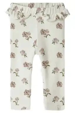 Wehkamp LIL' ATELIER BABY slim legging ecru aanbieding