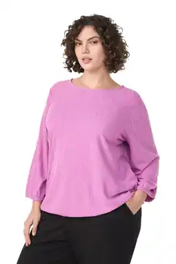 Wehkamp Zizzi blousetop paars aanbieding