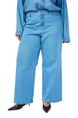 Wehkamp Zizzi highwaist wide leg jeans aanbieding