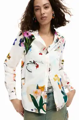 Wehkamp Desigual gebloemde blouse wit aanbieding
