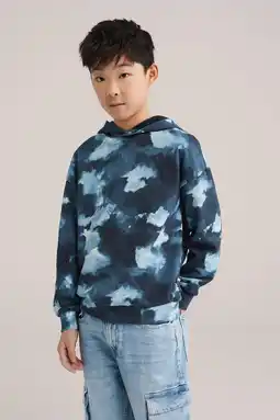 Wehkamp WE Fashion hoodie blauw aanbieding