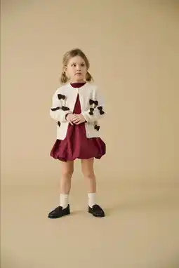 Wehkamp KIDS ONLY MINI gebreid vest ecru aanbieding