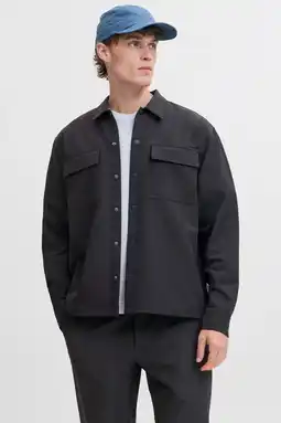 Wehkamp JACK & JONES CORE relaxed casual overhemd donkerblauw aanbieding