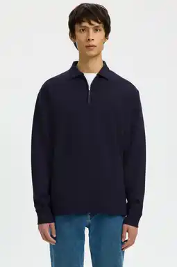 Wehkamp Selected sweater donkerblauw aanbieding
