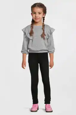 Wehkamp Anytime trui met ruches blauw melange aanbieding