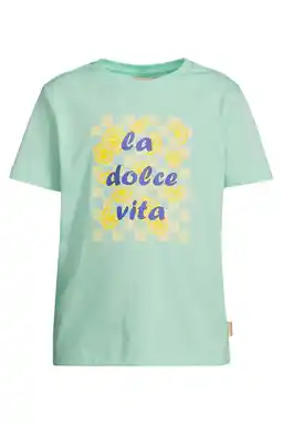 Wehkamp Orange Stars T-shirt mintgroen aanbieding