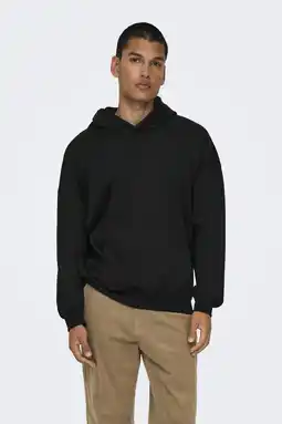 Wehkamp ONLY & SONS hoodie zwart aanbieding