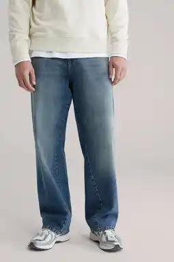 Wehkamp WE Fashion loose fit jeans blauw aanbieding
