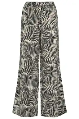 Wehkamp VILA high waist wide leg broek - zwart aanbieding