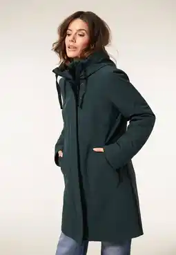 Wehkamp Miss Etam softshell jas Wanda pine green aanbieding