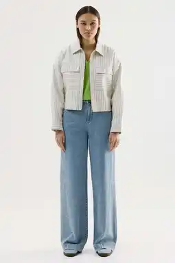 Wehkamp CKS jasje met pailletten beige aanbieding