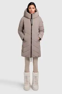 Wehkamp Khujo winterjas taupe aanbieding