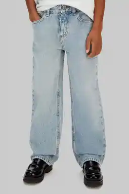 Wehkamp Calvin Klein baggy jeans light blue denim aanbieding