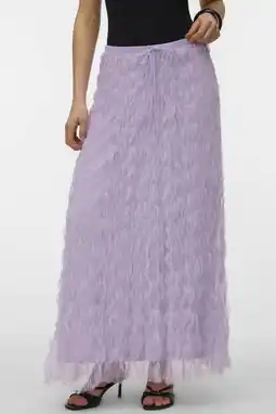 Wehkamp VERO MODA maxi rok lila aanbieding