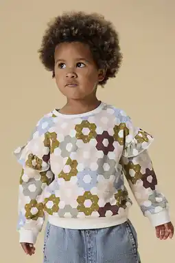 Wehkamp LIL' ATELIER MINI sweater beige aanbieding