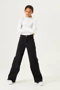 Wehkamp Garcia high waist loose fit jeans Annemay dark used aanbieding