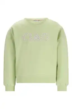 Wehkamp Like Flo sweater lichtgroen aanbieding