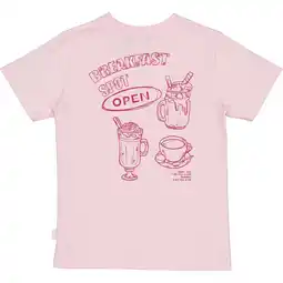 Wehkamp QPI T-shirt met backprint roze aanbieding
