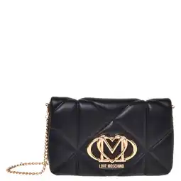 Wehkamp Love Moschino crossbody tas Embossed Q zwart aanbieding