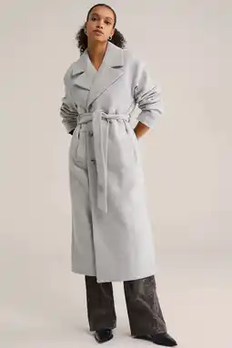Wehkamp WE Fashion manteljas lichtgrijs aanbieding