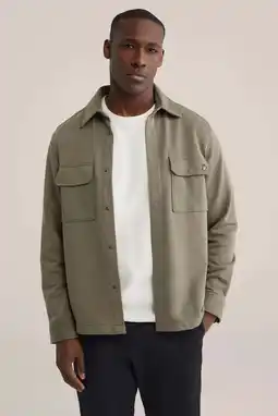 Wehkamp WE Fashion overshirt groen aanbieding