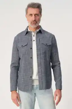 Wehkamp Campbell overshirt blauw aanbieding