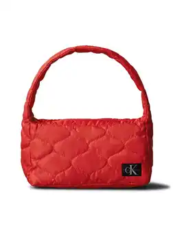 Wehkamp Calvin Klein quilted schoudertas rood aanbieding