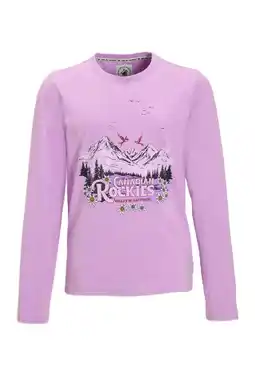 Wehkamp Me & My Monkey longsleeve met printopdruk paars aanbieding