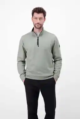 Wehkamp LERROS sweater met textuur grijs aanbieding