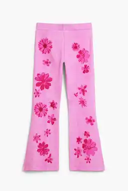 Wehkamp Desigual gebloemde casual broek roze aanbieding