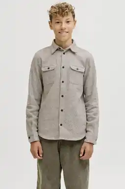 Wehkamp JACK & JONES JUNIOR overhemd grijs aanbieding