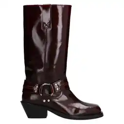 Wehkamp Sacha leren bikerboots bordeaux aanbieding