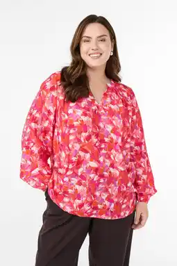 Wehkamp Zizzi gebloemde top roze aanbieding