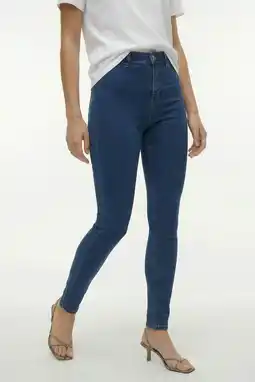 Wehkamp TOPSHOP Tsjoni Hr Skinny Dnm Jeans Mb Noos highwaist skinny jeans medium blue denim aanbieding