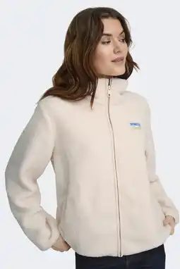 Wehkamp ONLY teddy jas ecru aanbieding