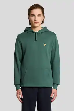 Wehkamp Lyle & Scott hoodie groen aanbieding