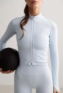 Wehkamp Aim'n sportvest lichtblauw aanbieding
