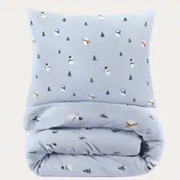 Wehkamp NOUS Kids flanellen dekbedovertrek 1-persoons (140x200 cm) aanbieding