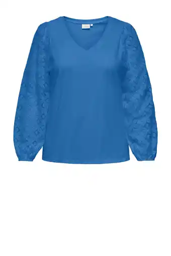 Wehkamp ONLY CARMAKOMA top blauw aanbieding