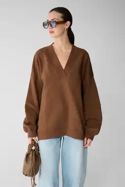 Wehkamp Shoeby oversized sweater bruin aanbieding
