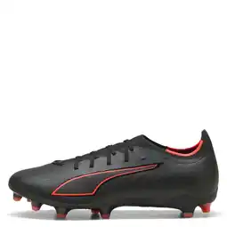 Wehkamp Puma Ultra 6 Match senior voetbalschoene zwart/rood aanbieding
