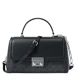 Wehkamp Michael Kors crossbody tas Tribeca XS met logoprint zwart aanbieding
