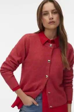 Wehkamp VERO MODA cardigan met wol gebreid aanbieding