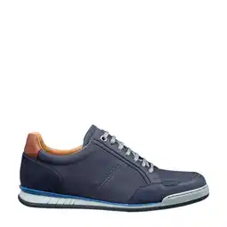 Wehkamp Van Lier Magnus nubuck sneakers donkerblauw aanbieding