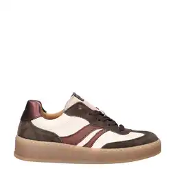Wehkamp Gabor Comfort Optifit leren sneakers ecru/bruin aanbieding