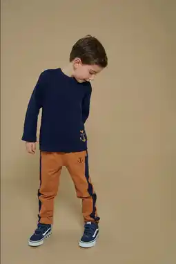 Wehkamp Sturdy regular casual broek bruin aanbieding