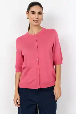 Wehkamp Soyaconcept gebreid vest roze aanbieding
