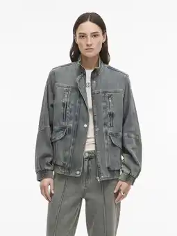 Wehkamp ROUGE EDIT denim spijkerjas light blue denim aanbieding