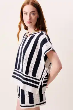 Wehkamp FRNCH top marineblauw aanbieding
