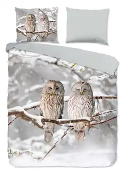Wehkamp Good Morning flanellen dekbedovertrek 2-persoons (200x220 cm) aanbieding
